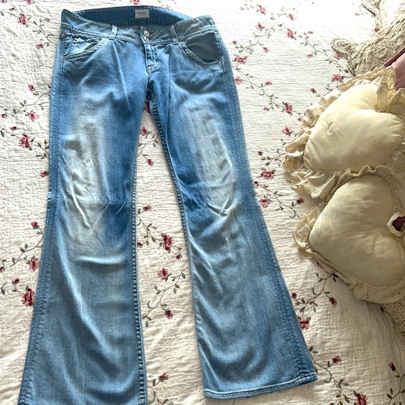HUDSON🇬🇧Signature Petite BOOTCUT JEANS Lightwash Size 30 WP170DAP - Picture 5 of 13